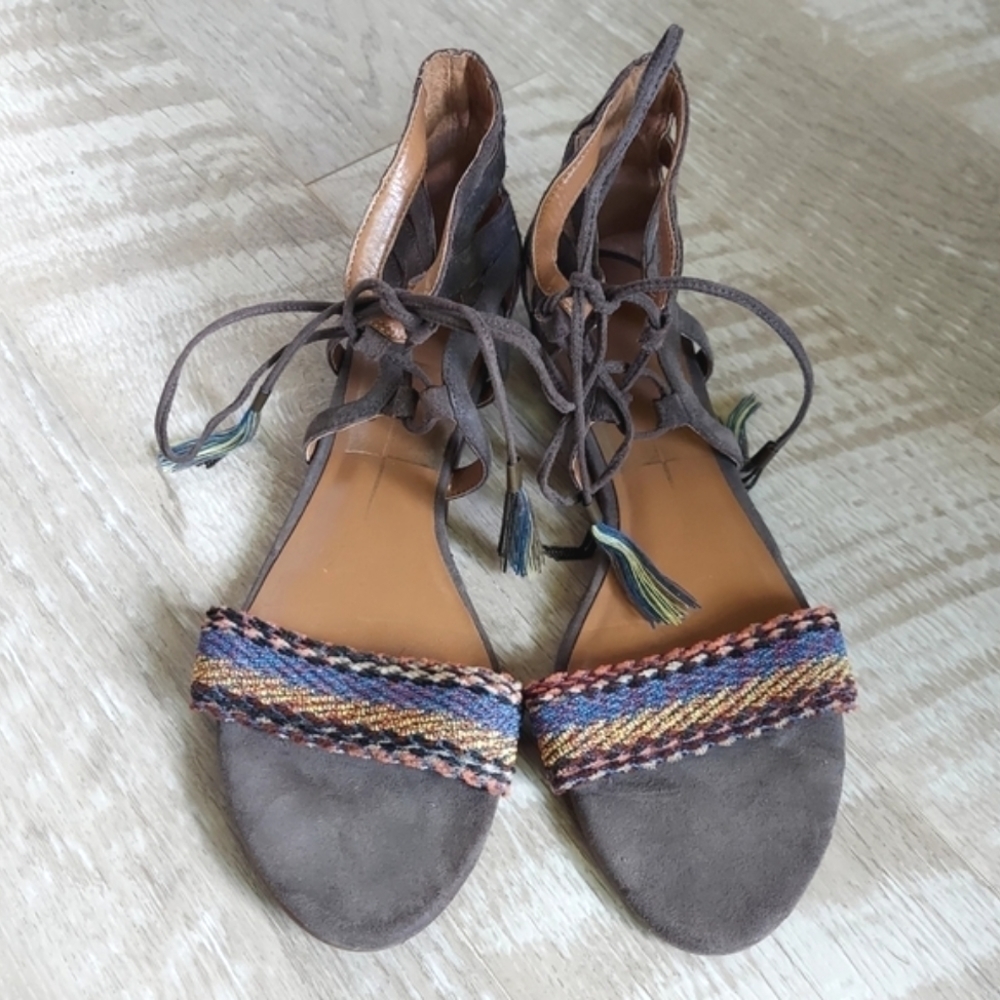 Dolce Vita Flat Suede Sandals